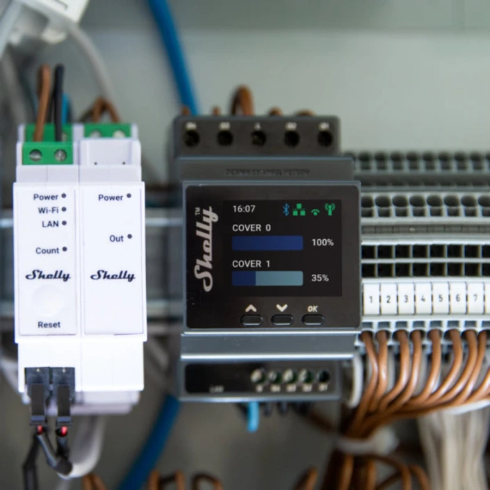 PRO Kontroler rolet 2K+PM, Shelly